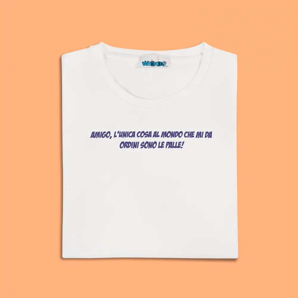 Amigo, l’unica cosa al mondo che mi da ordini sono le palle!